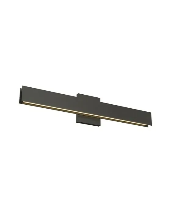 Bau 24" Bath Sconce Nightshade Black