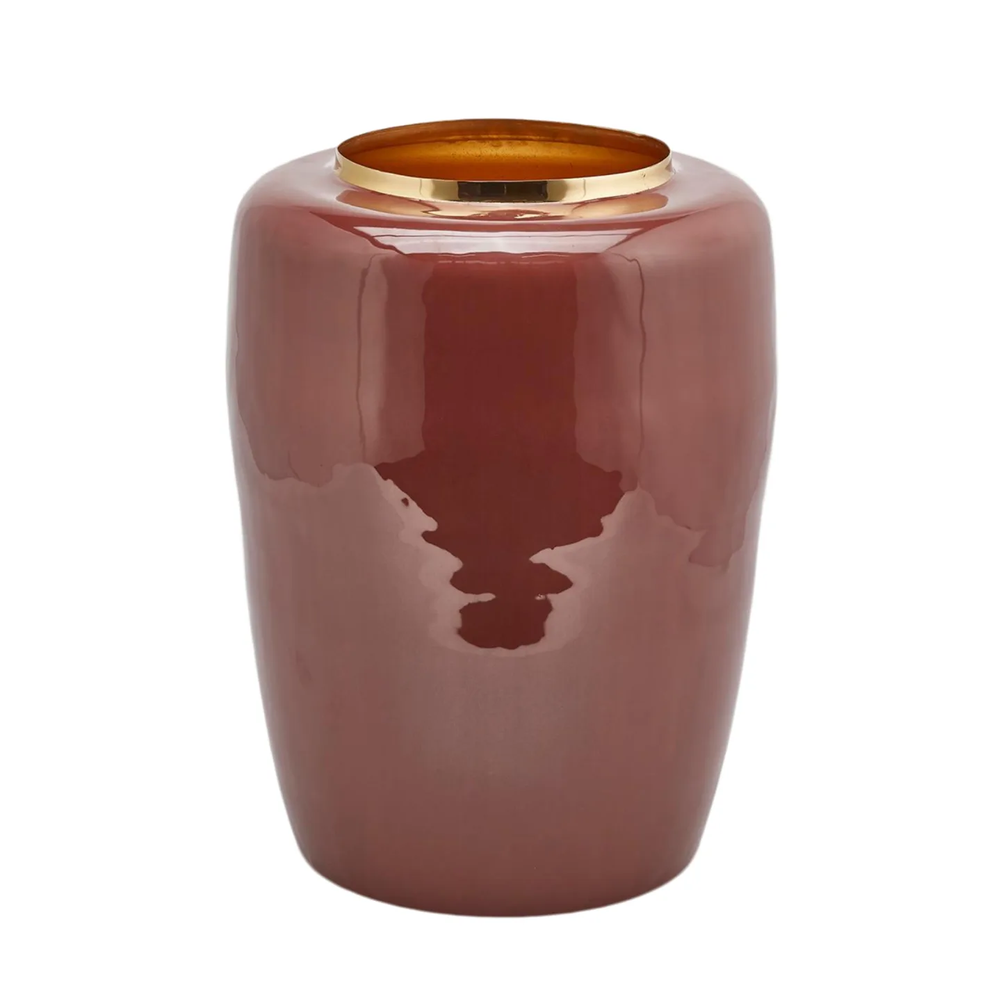 Edg Vase Email Burgunder H: 43 cm | Schubiger Möbel