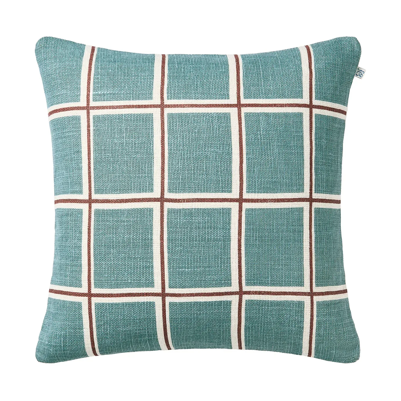 Chhatwal & Jonsson Raha Kissenbezug 50x50 cm Heaven blue-terracotta