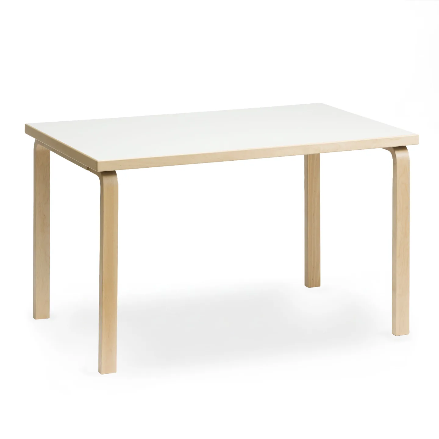 Artek - Aalto Bord 81B Vit laminat, Klarlackad - Matbord - Alvar Aalto - Vit - Trä