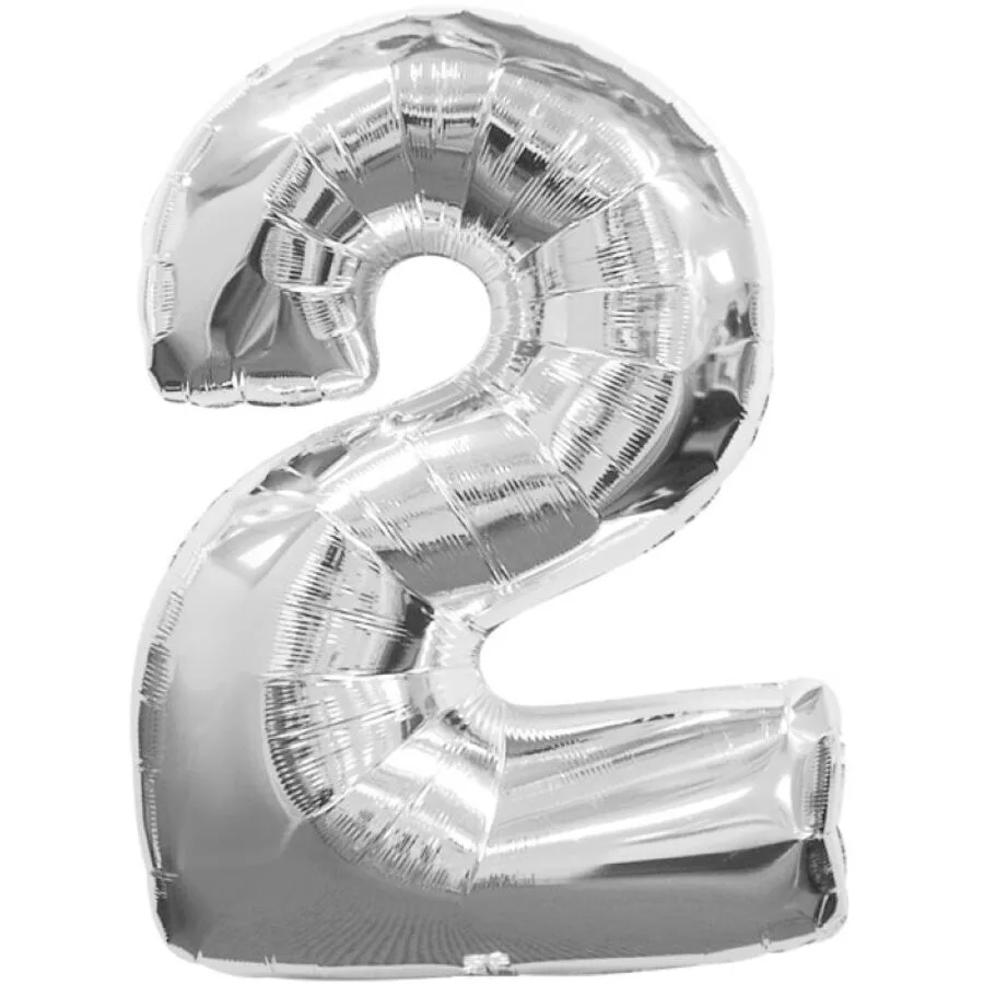 Luftballons Office silber Folie H 86 cm 1 Stk