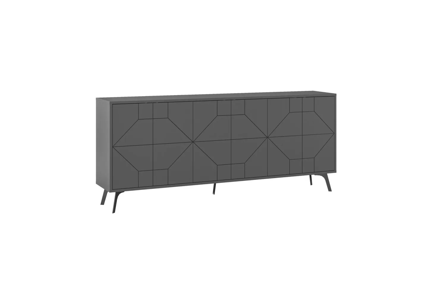 Dune Konsollbord 183,8x77,4 cm Antracit - Hanah Home