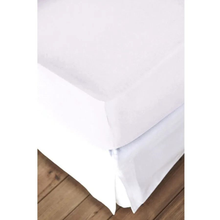 Living Home Fixleintuch Mako Weiss Baumwolle 200 x 200 cm