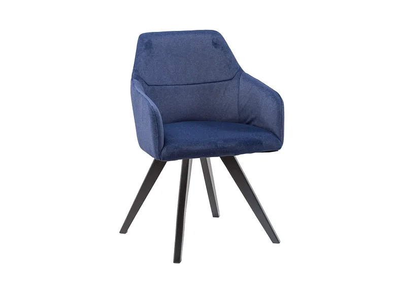 Stuhl AROSA Stoff blau