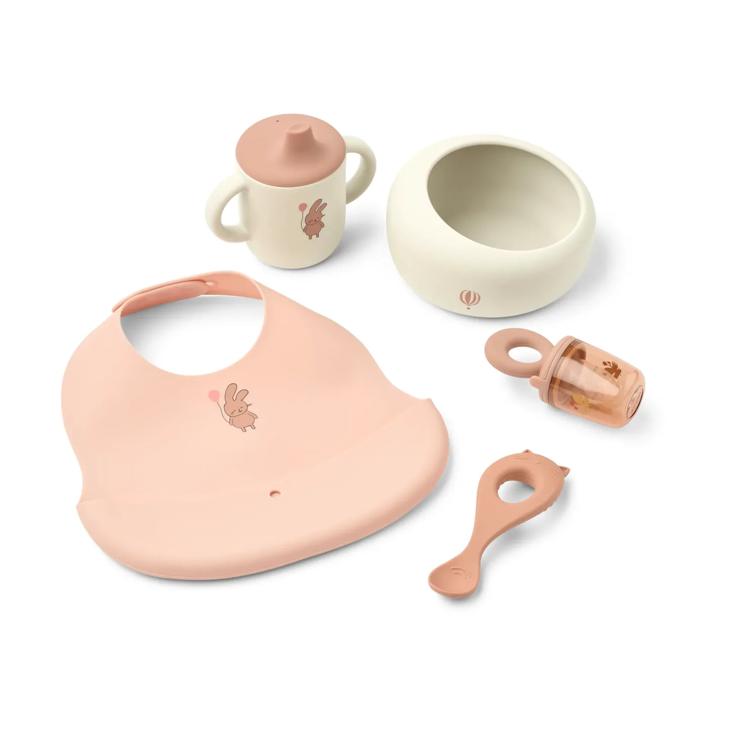 Liewood Mileah baby mealtime Set Wild child/Rosey