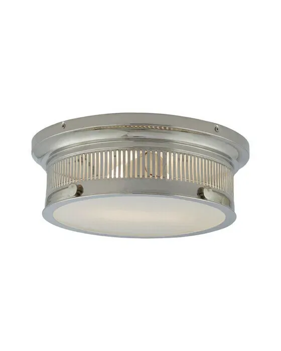 Alderly Small Flush Mount Polished Nickel