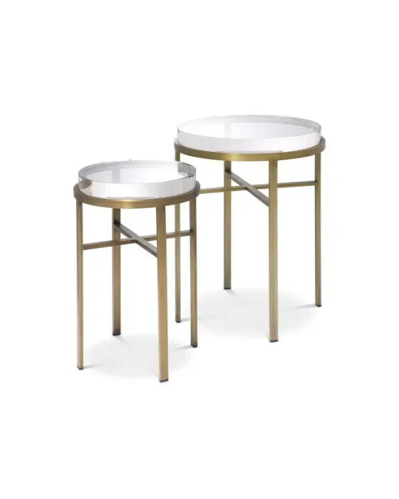 Hoxton Side Table Brass