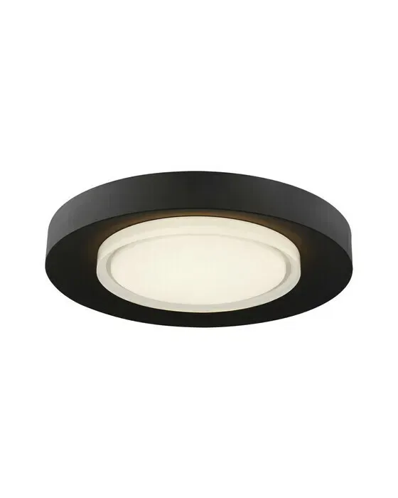 Hilo 16 Flush Mount Nightshade Black