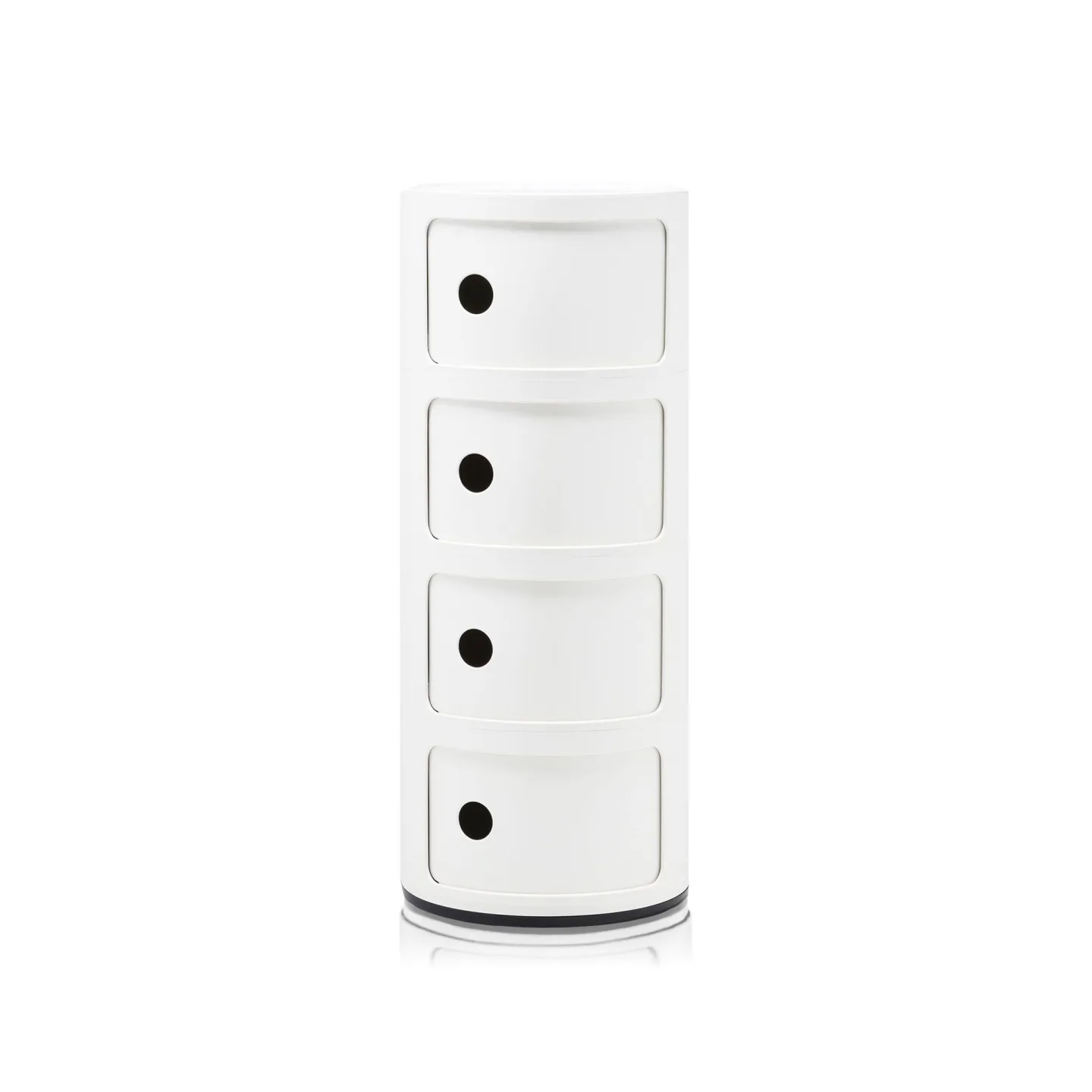 Kartell - Componibili 4985, White, 4 Compartments - Hurtsar - Anna Castelli Ferrieri - Vit - Plast