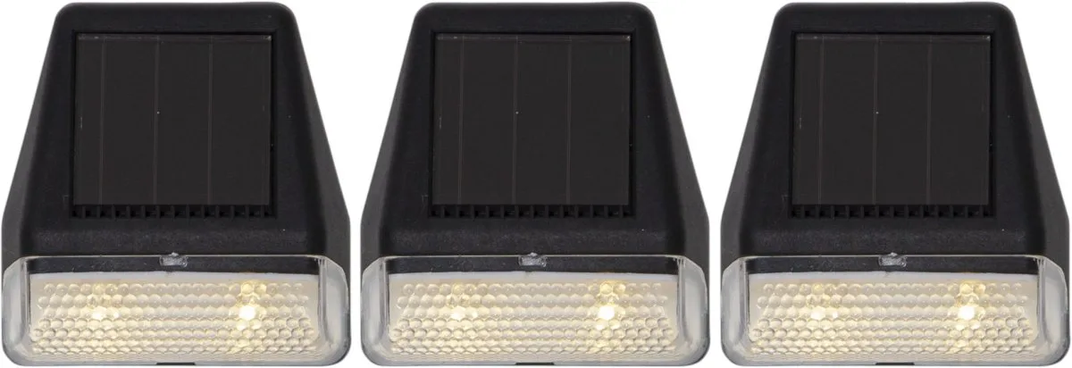 Star Trading - Mini 3-p - Solcellslampa - Svart