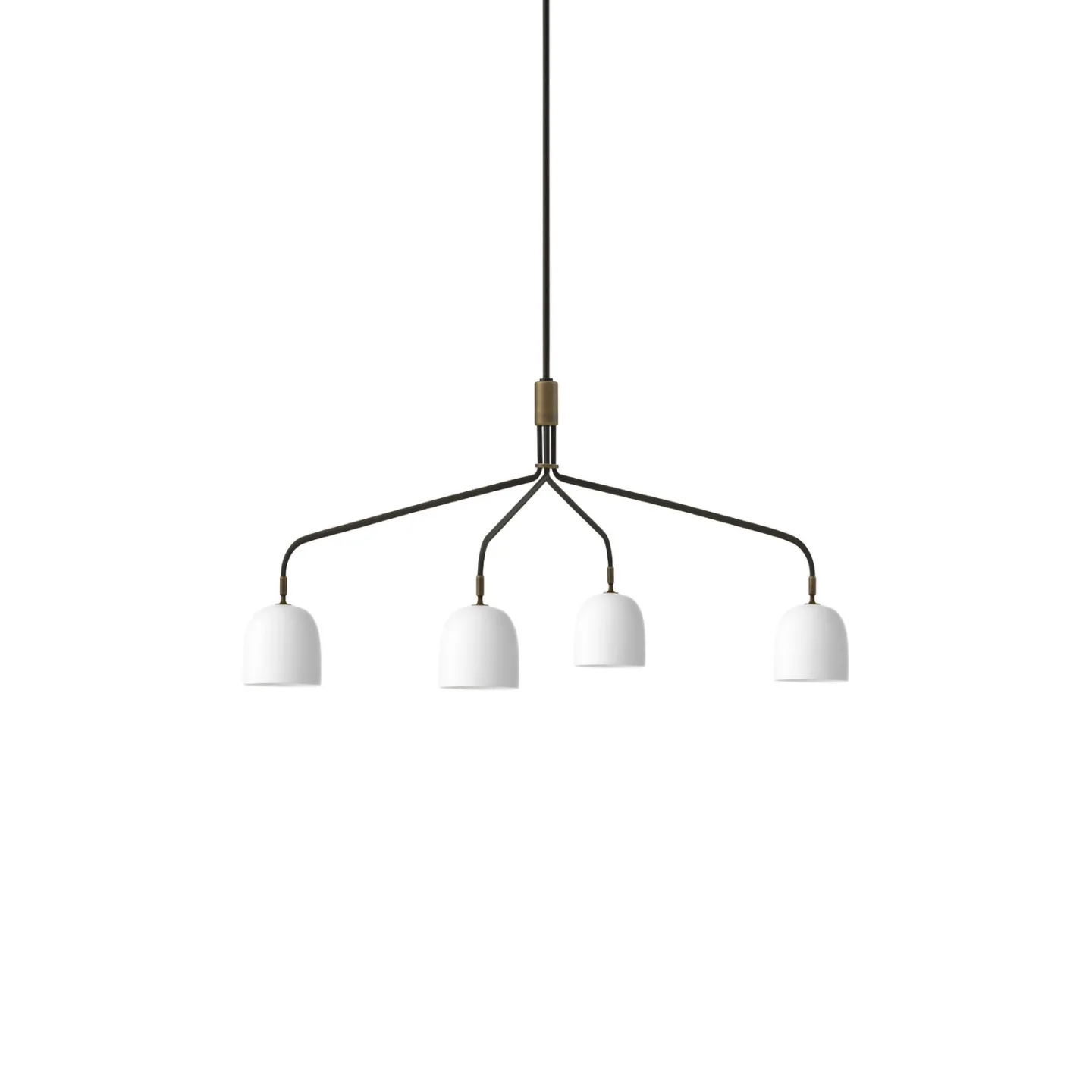 Howard 4 Lysekrone Long Bone China - GUBI - Stue - Design - Metal - Med flere lyskilder