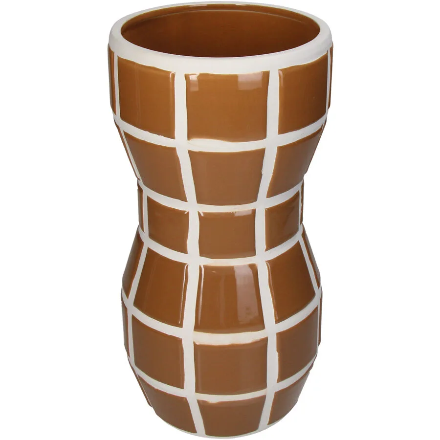 Vase Myko Braun Steingut 30.5 cm