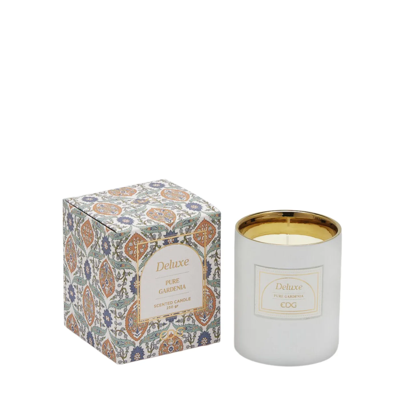 Edg Duftkerze Deluxe Pure Gardenia H: 10 cm | Schubiger Möbel