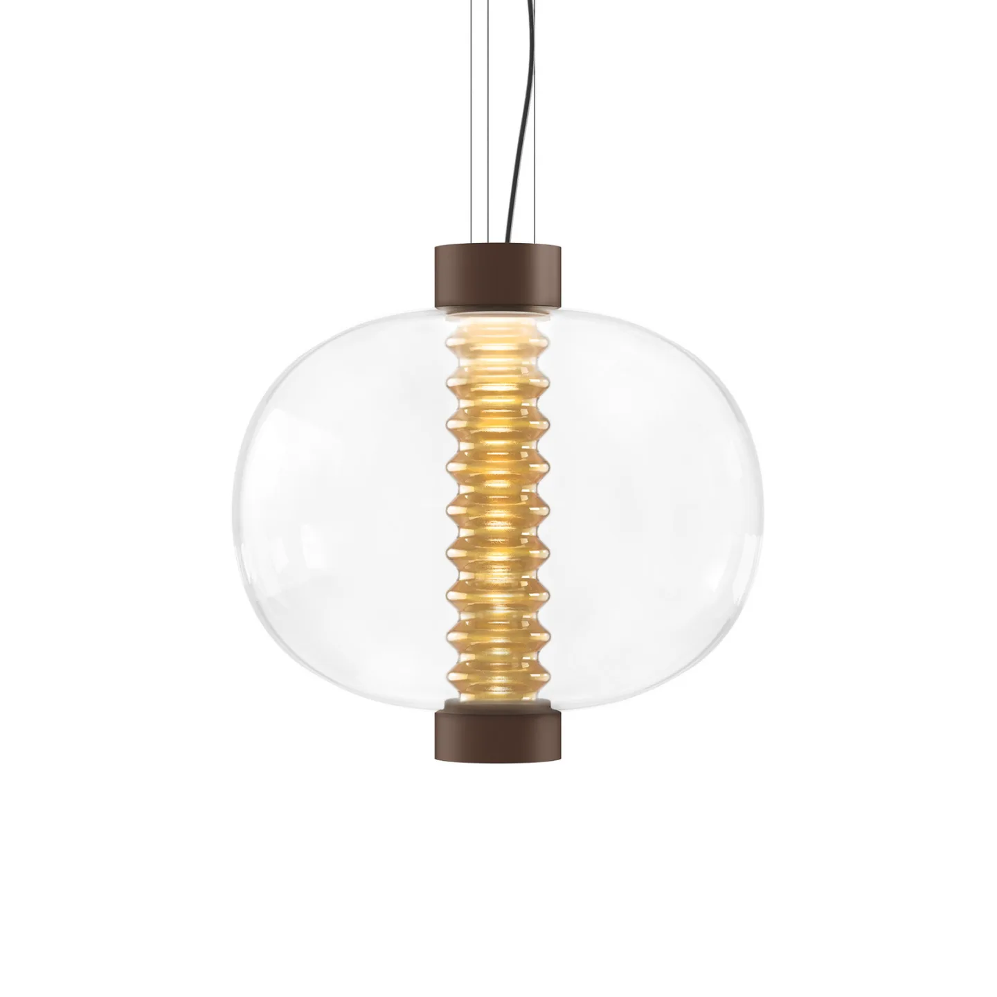 Bolha Taklampa Amber - KDLN - Vardagsrum - Design - Glas - Med en ljuskälla