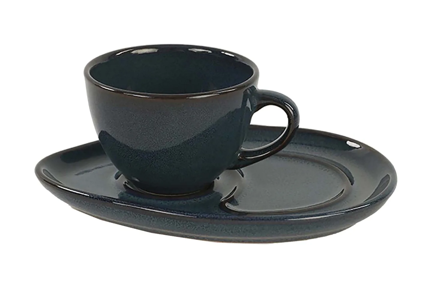 Kaffeservis 4-pack - Mörkblå
