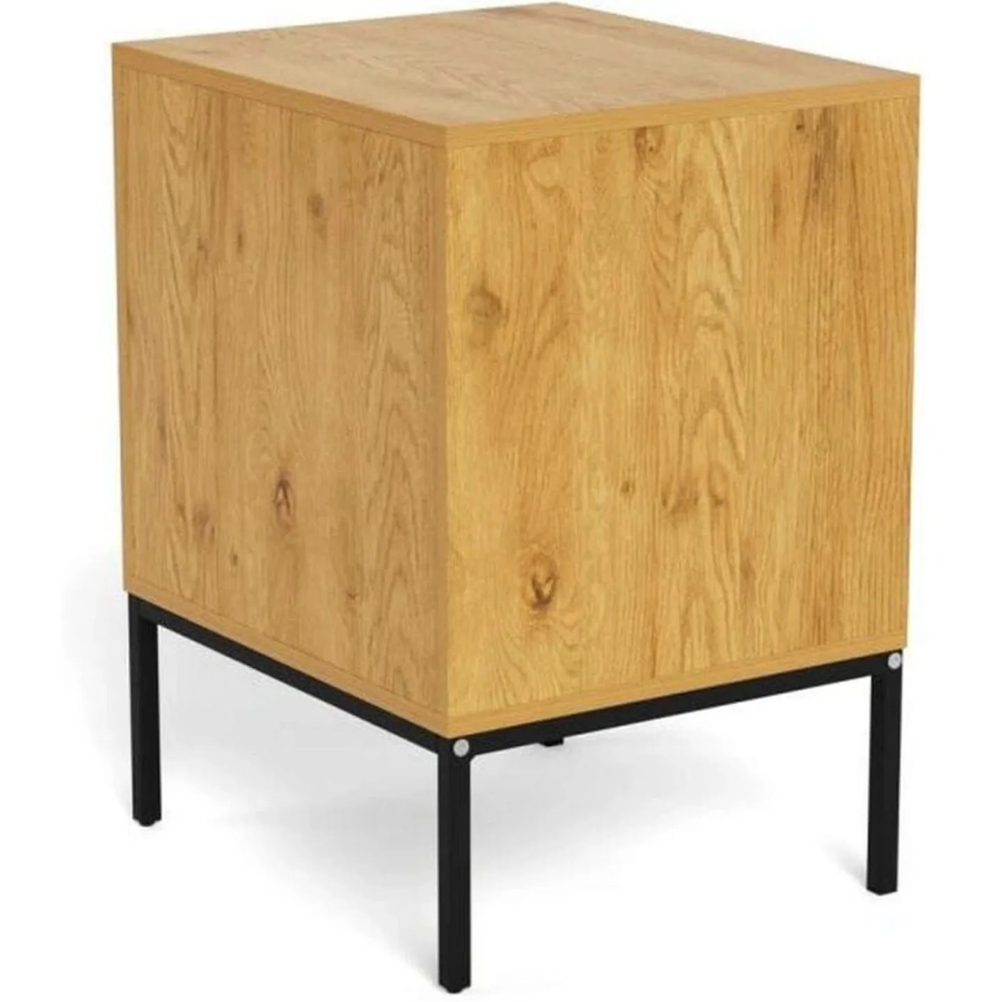 AC Design Furniture Nachttisch AC Design Hellbraun B 45.6 H 61 cm - Material: Holz - Nachttisch