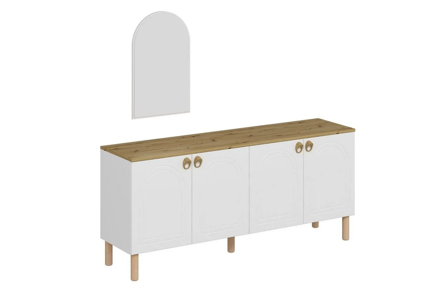 Bingdi Konsollbord 180 cm - Vit