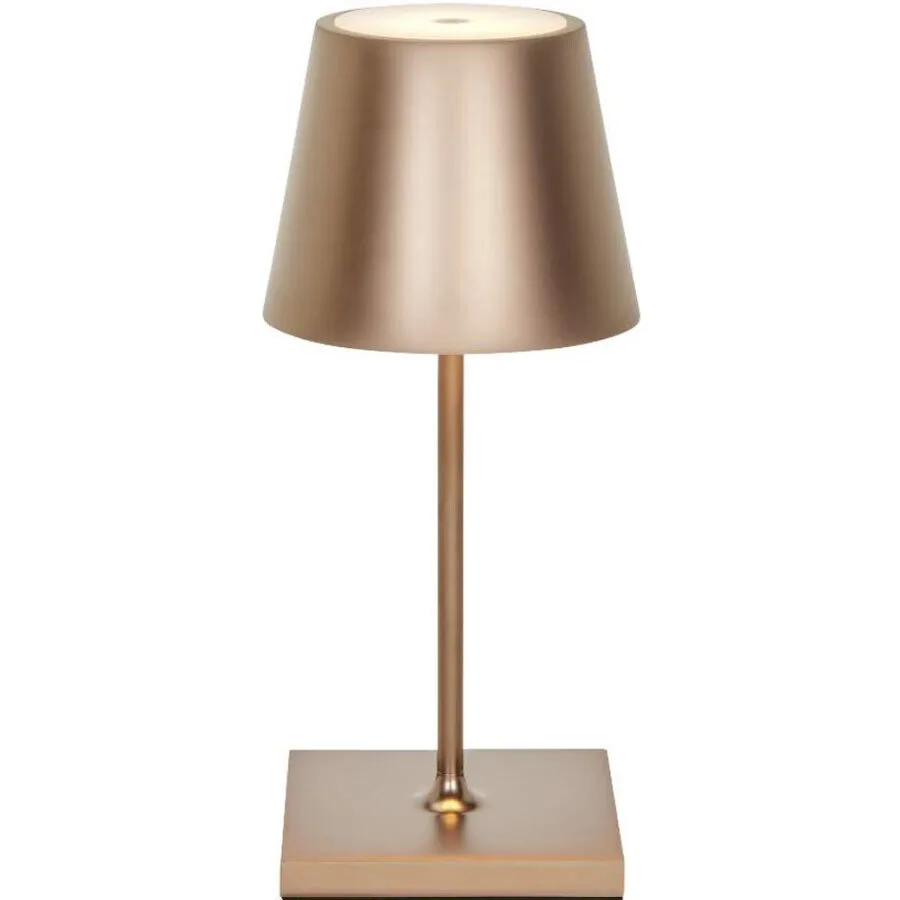 Tischlampe Aline Bronze Aluminium/Kunststoff 11 cm 25 cm - LED - Lichtfarbe: Extra warmweiss - Material: Aluminium, Kunststoff - Tischlampe- LED
