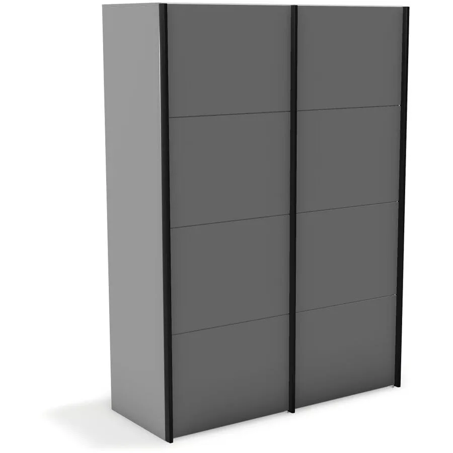 Kleiderschrank Window lichtgrau Holzwerkstoff B 148 cm - Möbel Konfigurator: Traummöbel individuell zusammenstellen