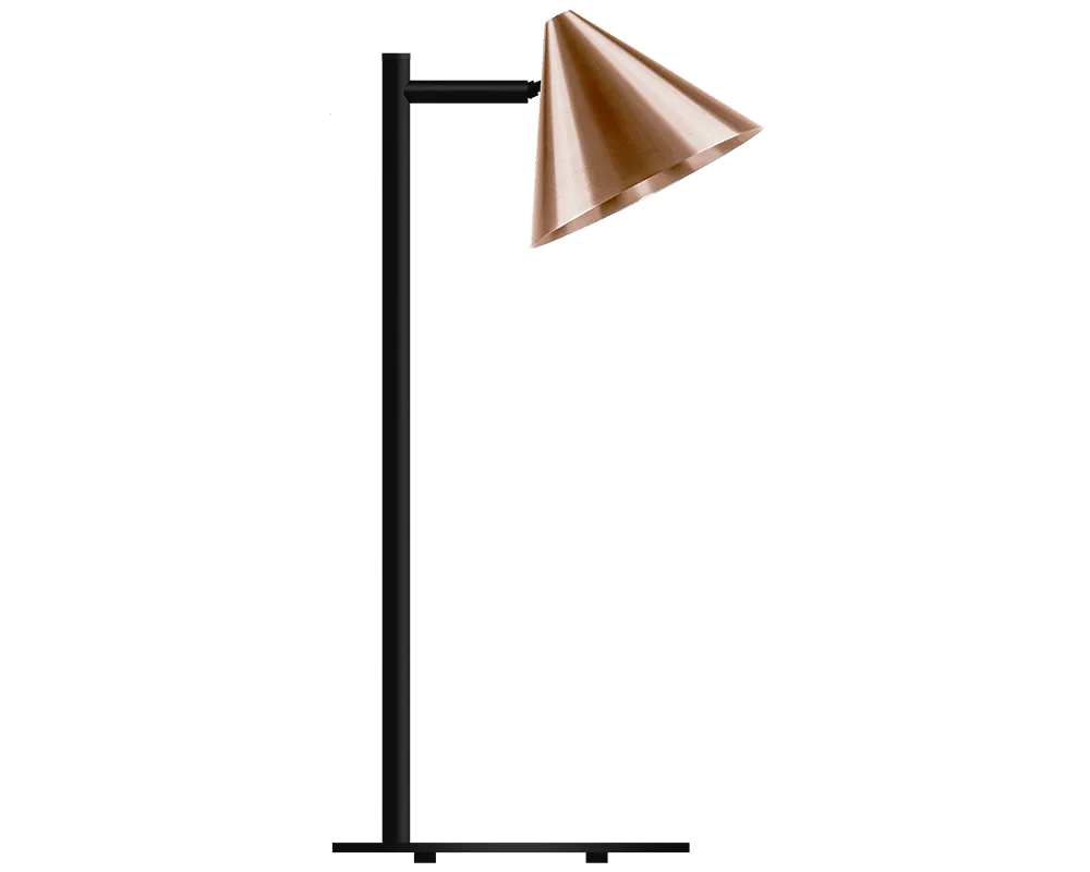 Westal - Tratt Micro 57cm - Bordslampa - Råkoppar