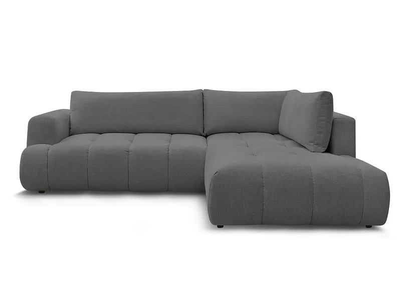 Ecksofa BOBOCHIC FUJI Stoff dunkelgrau