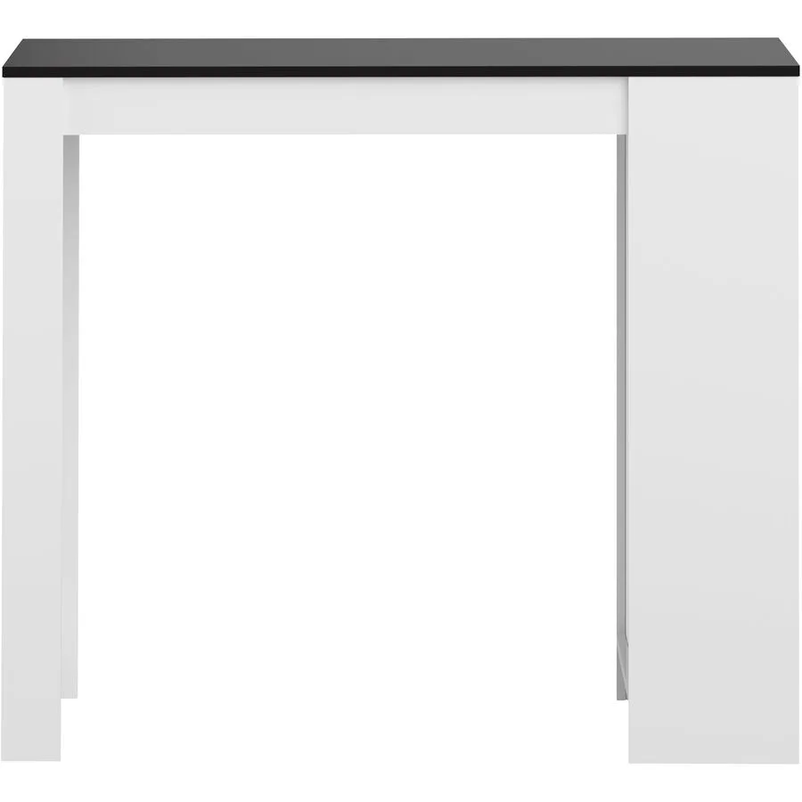 Bartisch Mullo Schwarz/Weiss Holzwerkstoff 115 cm