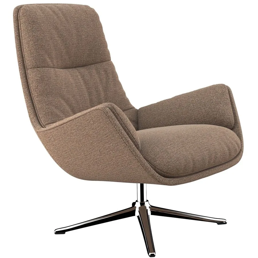 Sessel Halani Haselnuss Stoff B 93 T 84 H 95 cm