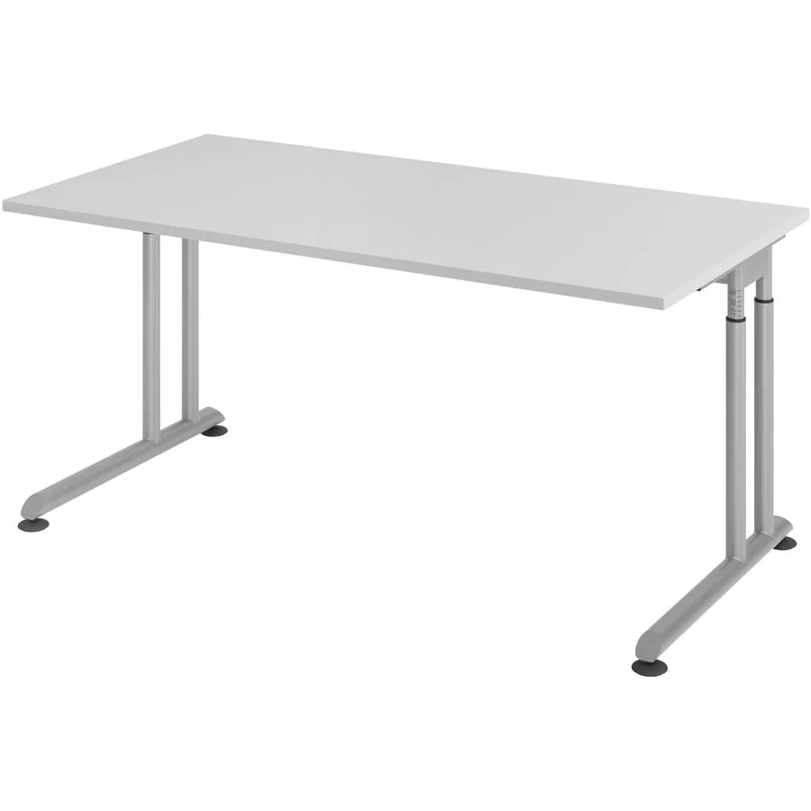 Schreibtisch Office grau Holzwerkstoff B 160 T 80 cm