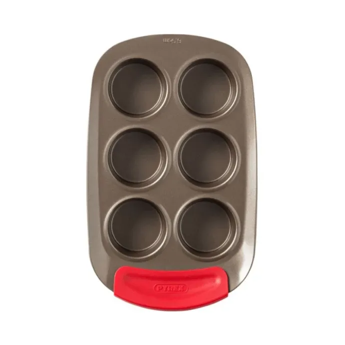 Pyrex Pyrex Asimetria muffinsform Silikon, rektangulär, 6 muffins