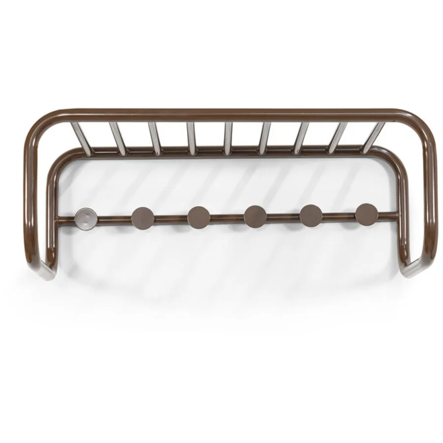 Spinder Design Garderobenleiste Balder Braun Stahl 24.8 cm