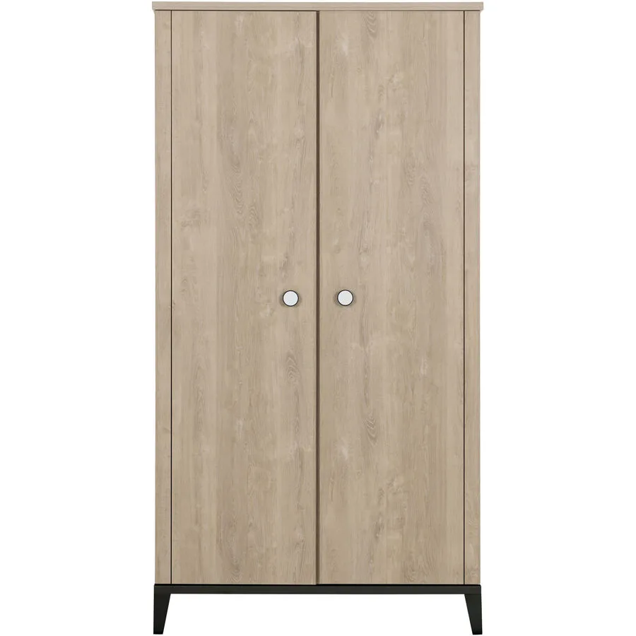 Schrank Marg Eiche Bianco furniert/weiss Holzwerkstoff B 102 cm