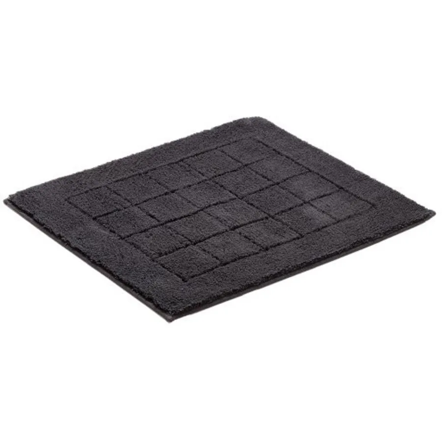 Vossen Badteppich Exclusive graphit Baumwolle 55 x 65 cm Rechteckig
