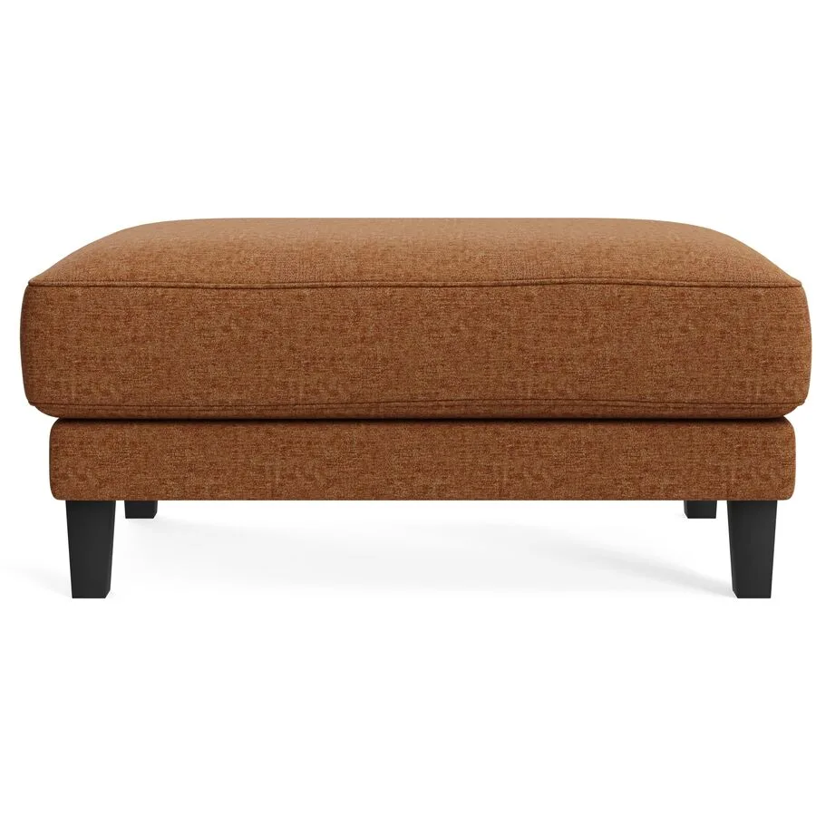 Hocker Avena bronze Stoff/Holzfuss schwarz B 101 H 45 cm - Möbel Konfigurator: Traummöbel individuell zusammenstellen