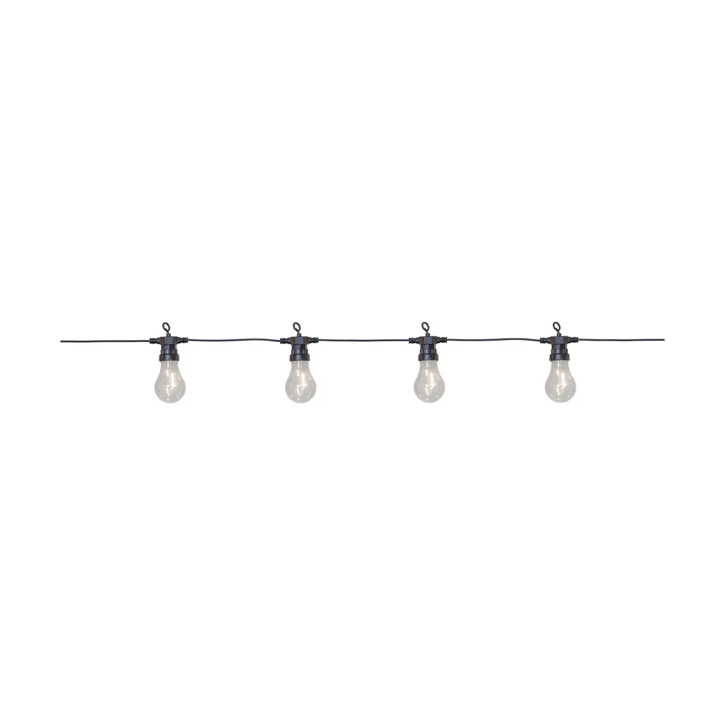 Scandi Essentials Wisp Lichterkette schwarz 855 cm, 20 Lichter