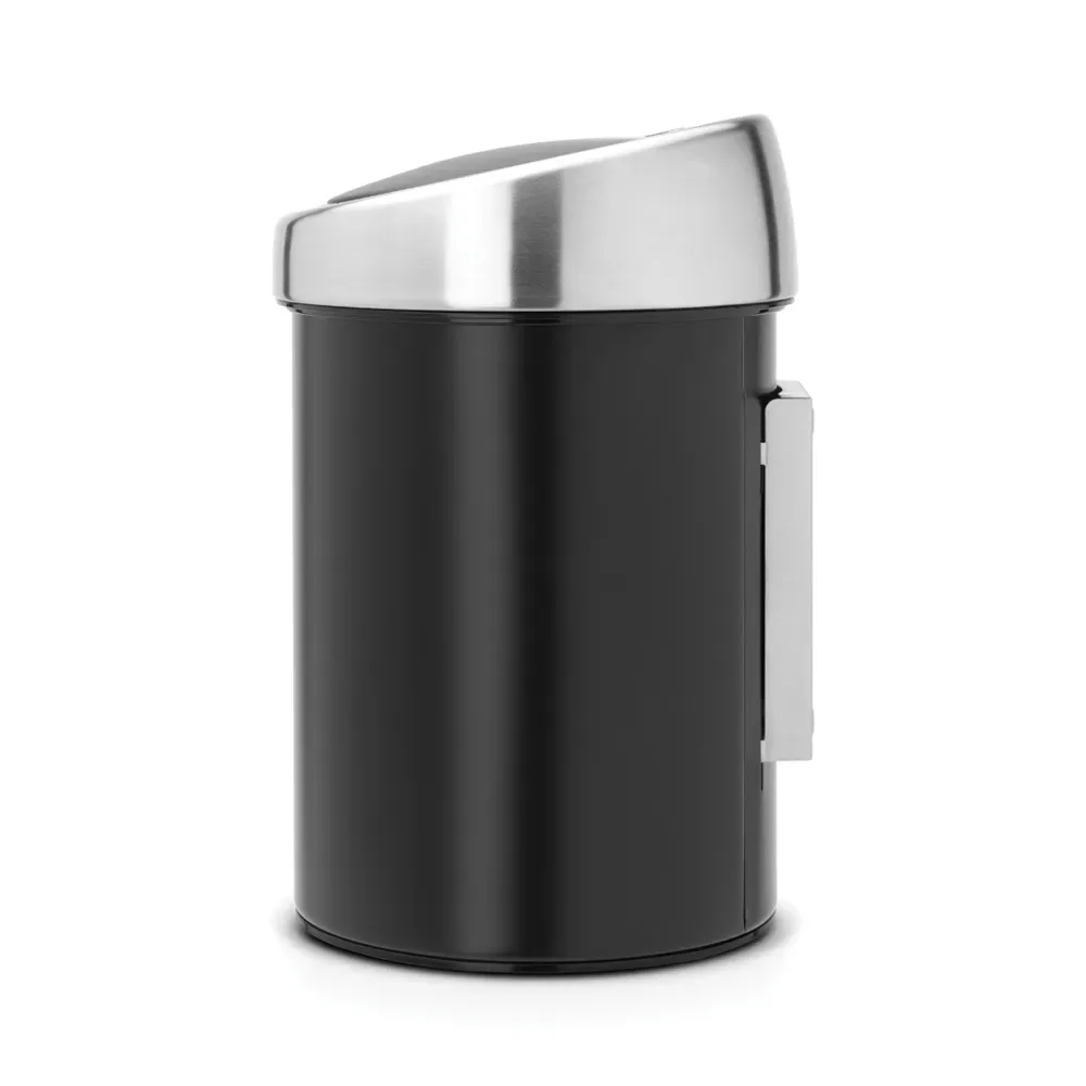 Brabantia Touch Bin (für die Wand) Kunststoffeinsatz 3 L Schwarz