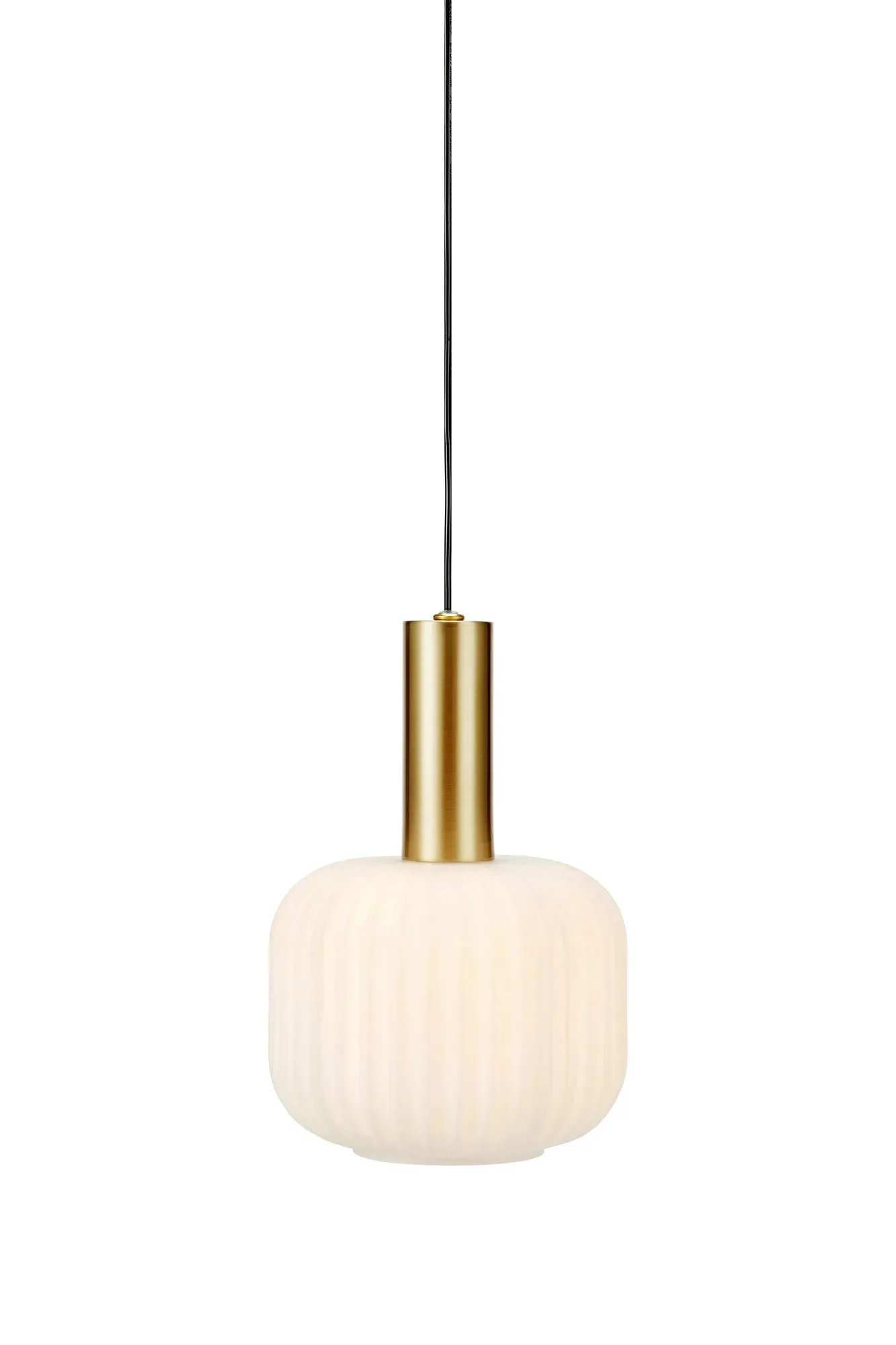 Sober Fensterlampe Messing