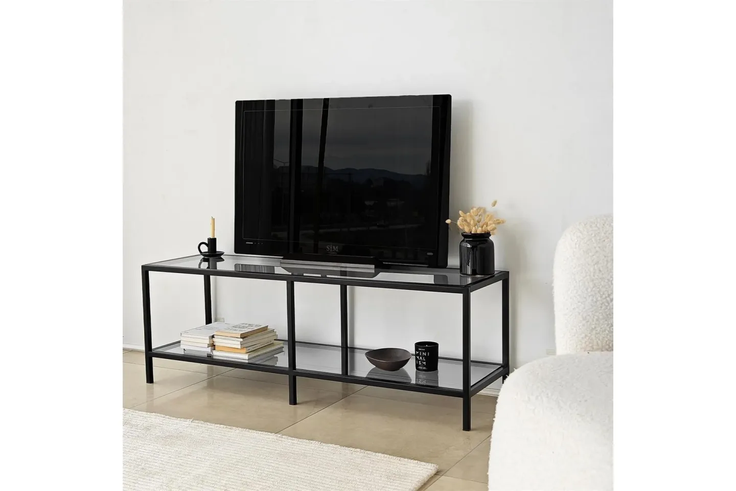 Condurso Tv-bänk 130 cm - Svart