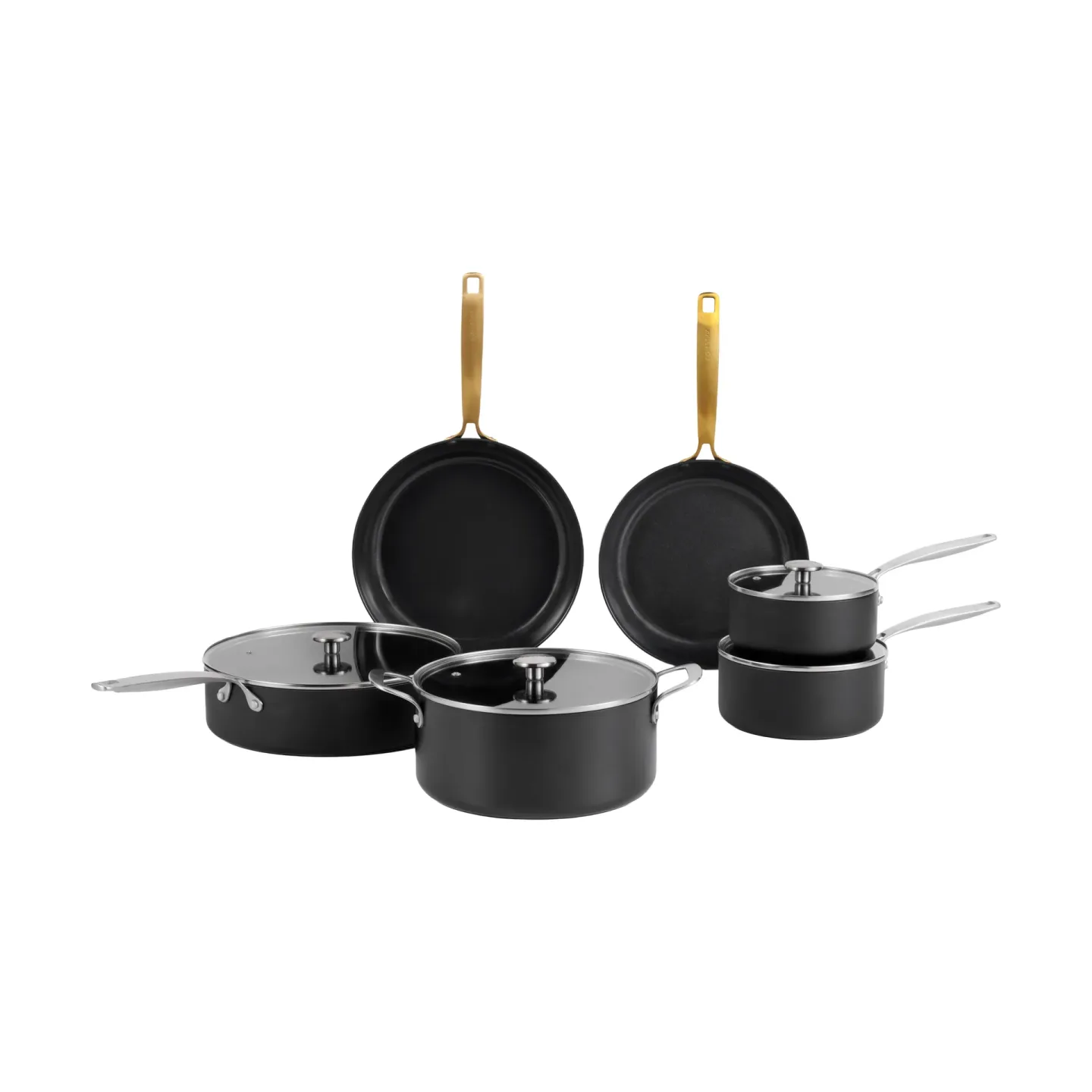 Combekk Combekk Element Topf- und Pfannenset 10-teilig Black