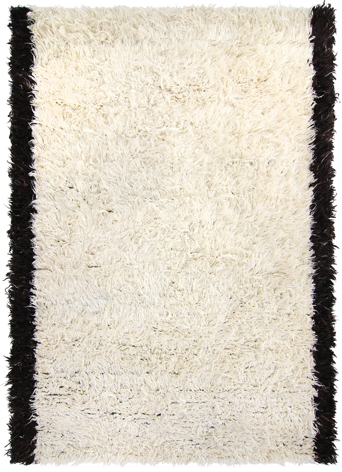 Ullteppe - Nova (hvit/svart) (Størrelse: 240 x 340 cm)