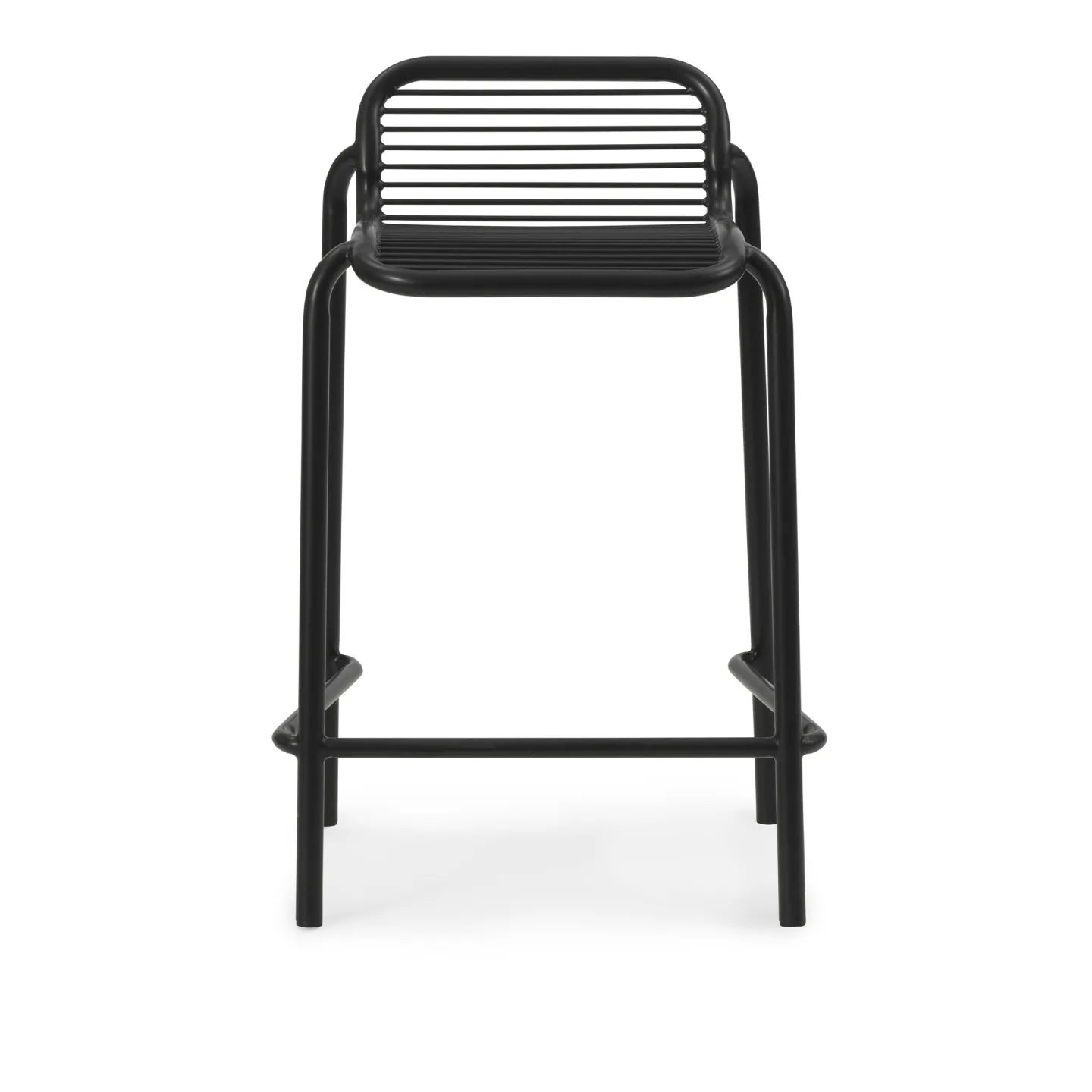Normann Copenhagen - Vig Barstool 65 cm - Black - Barstolar utomhus - Simon Legald - Svart - Metall