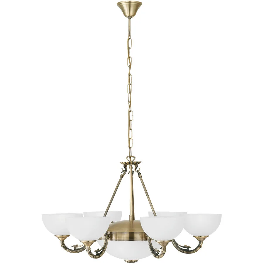 Eglo Pendellampe Savoy Braun 110 cm - Farbe: antikbraun - Material: Guss