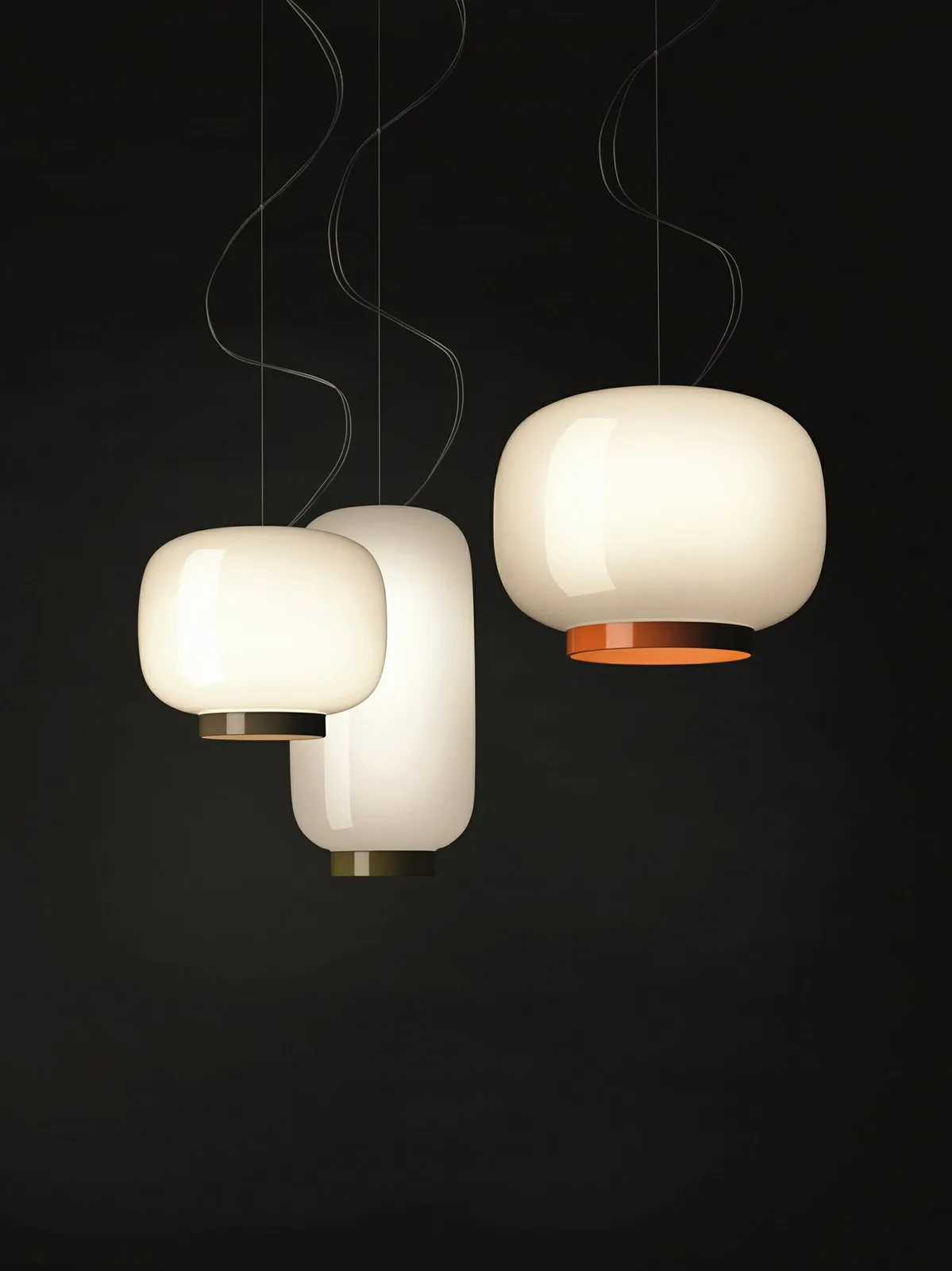 Chouchin 2 Reverse Pendel Hvit/Grønn - Foscarini - Stue - Glass