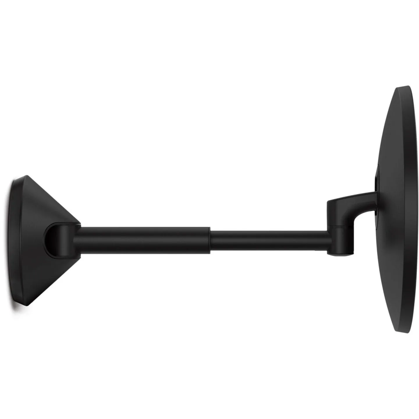 Kosmetikspiegel Simplehuman Schwarz Edelstahl D 23 cm - Farbe: Schwarz matt - Kosmetikspiegel