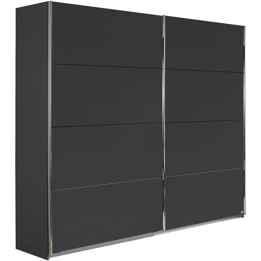 Kleiderschrank Molina grau Holzwerkstoff B 226 cm