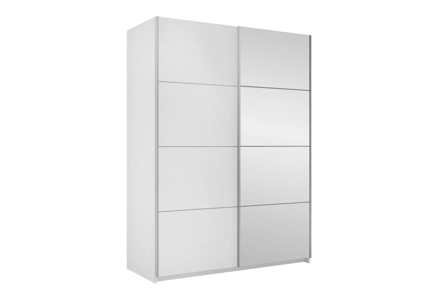 Haparanda Garderob med Spegel 150 cm - Vit