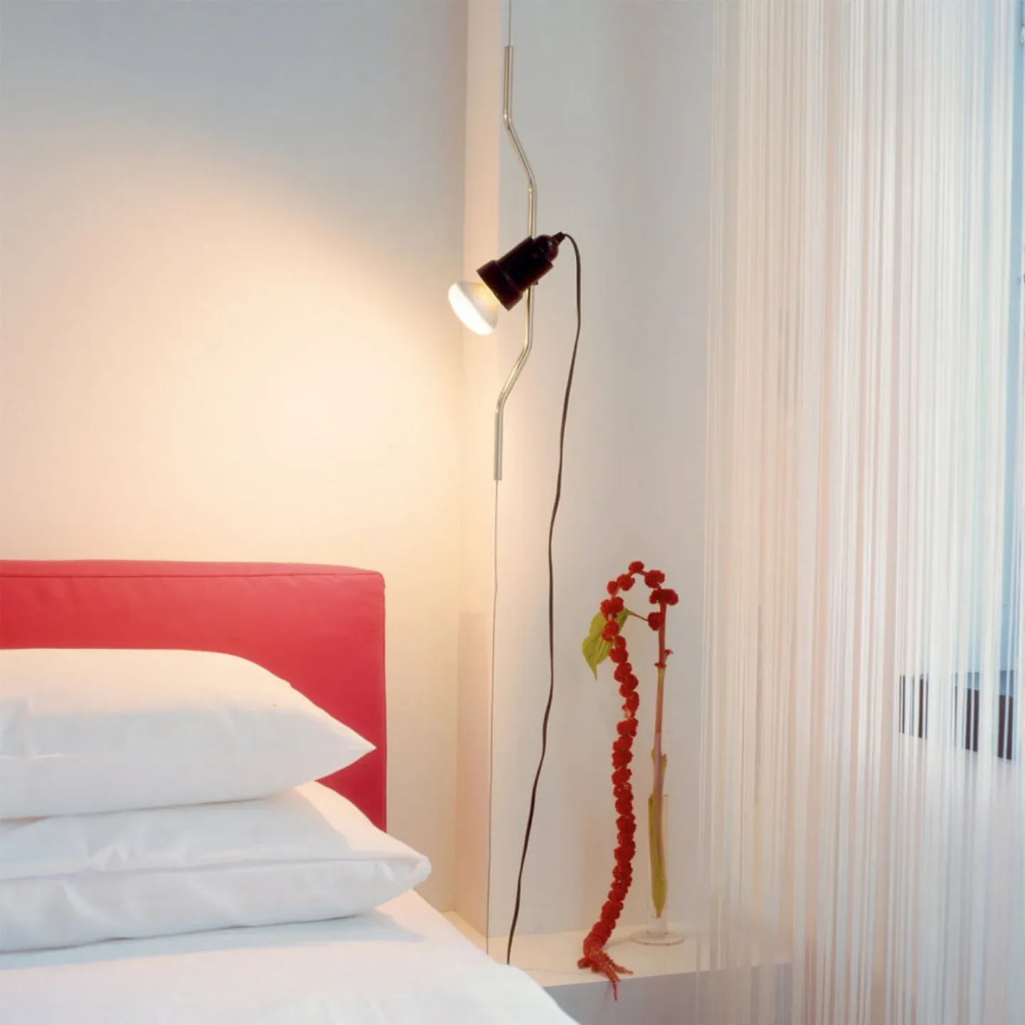 Parentesi Pendelleuchte Rot m/Dimmer - Flos - Wohnzimmer - Design - Kunststoff