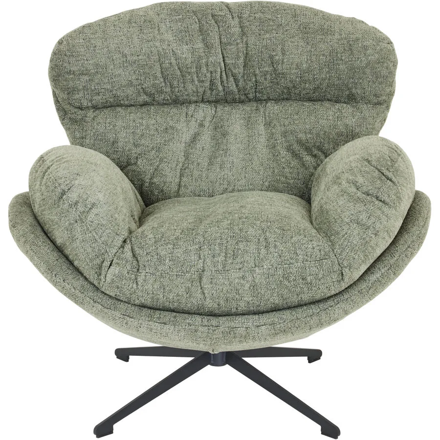 Sessel Polly dunkelgrün Polyester/Metall B 100 T 98 H 97 cm