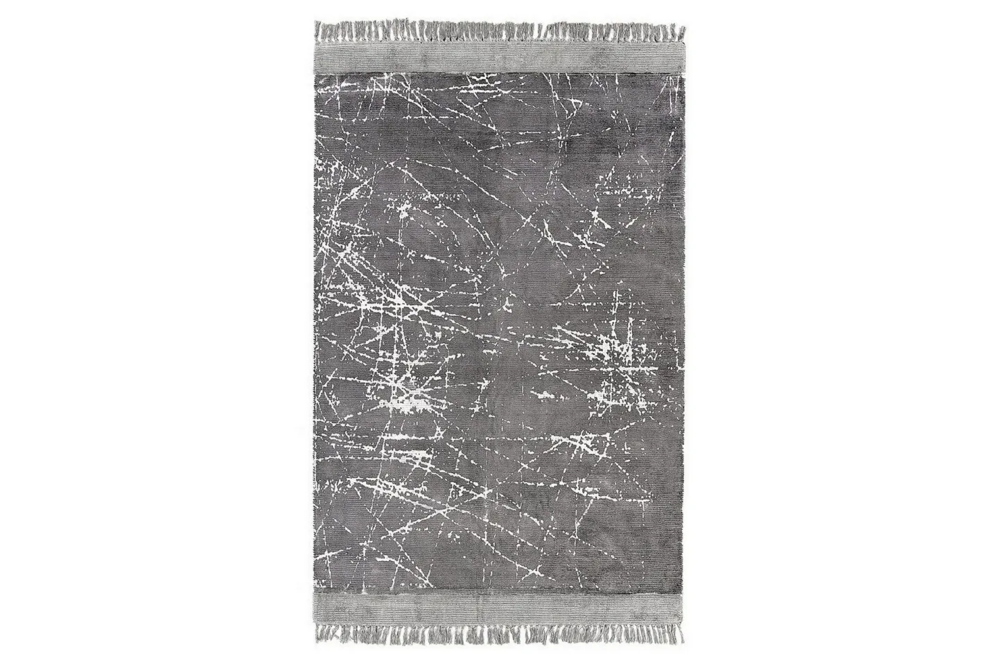 Matta Hanli - Grå, vit, 140x200 cm