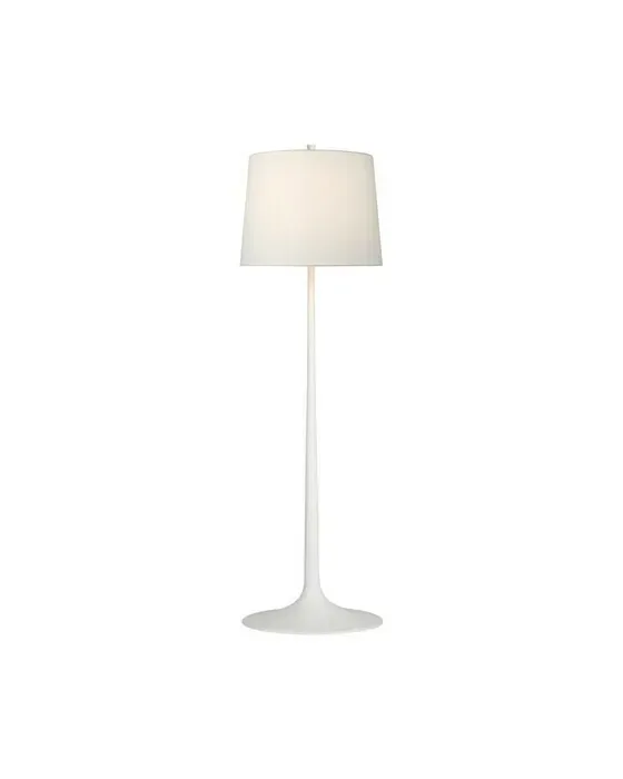 Oscar Sculpted Floor Lamp White Large