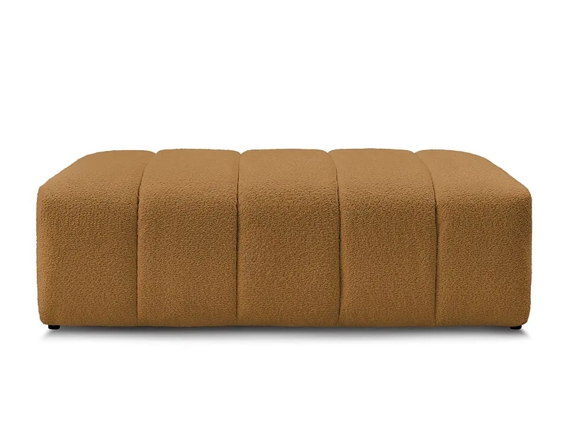 Hocker BOBOCHIC ANNECY 70x140x45cm boucle-stoff gelb